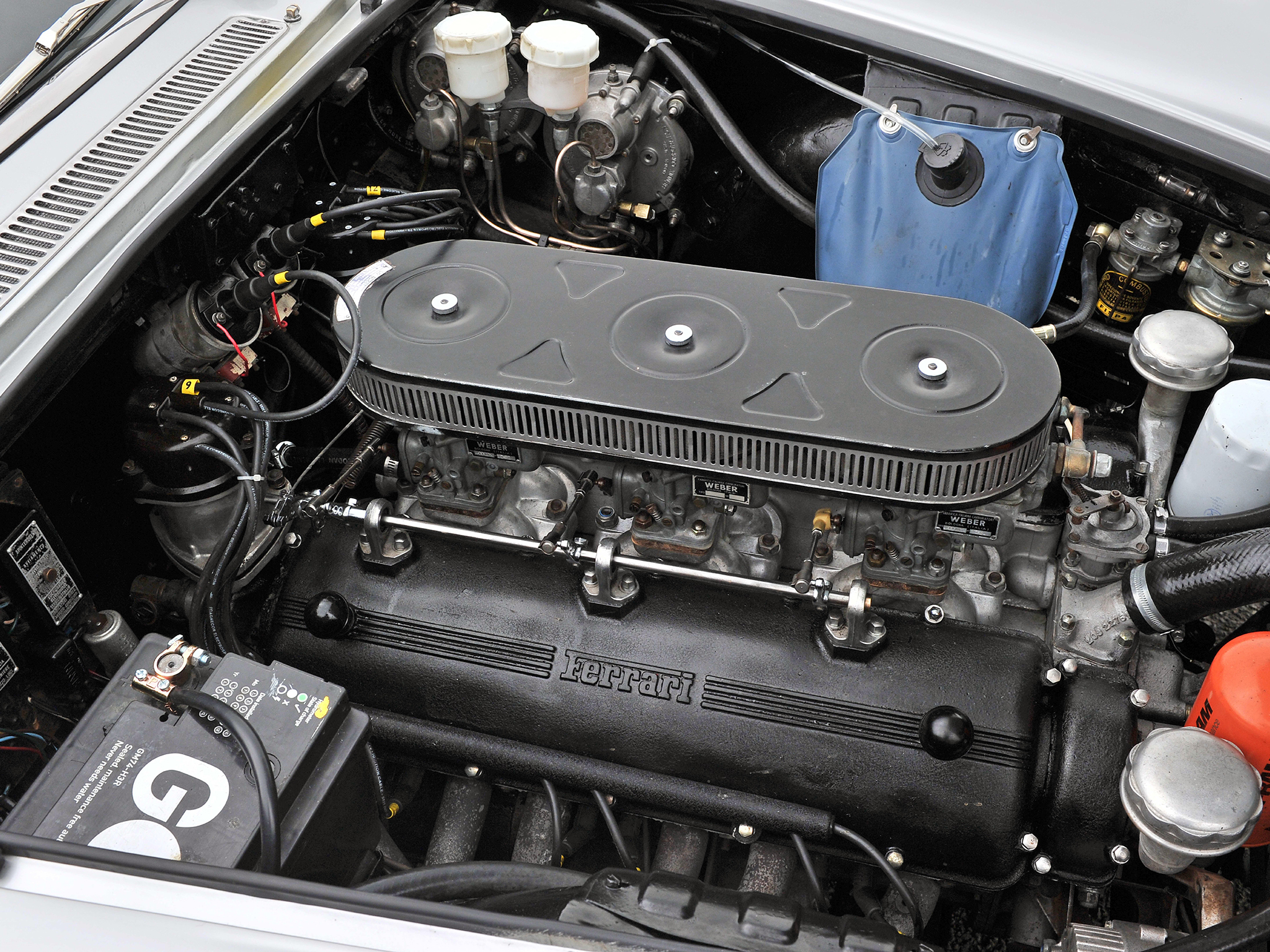 1963, Ferrari, 330, G t, 2,  2, Series i, Supercar, Supercars, Engine, Engines Wallpaper