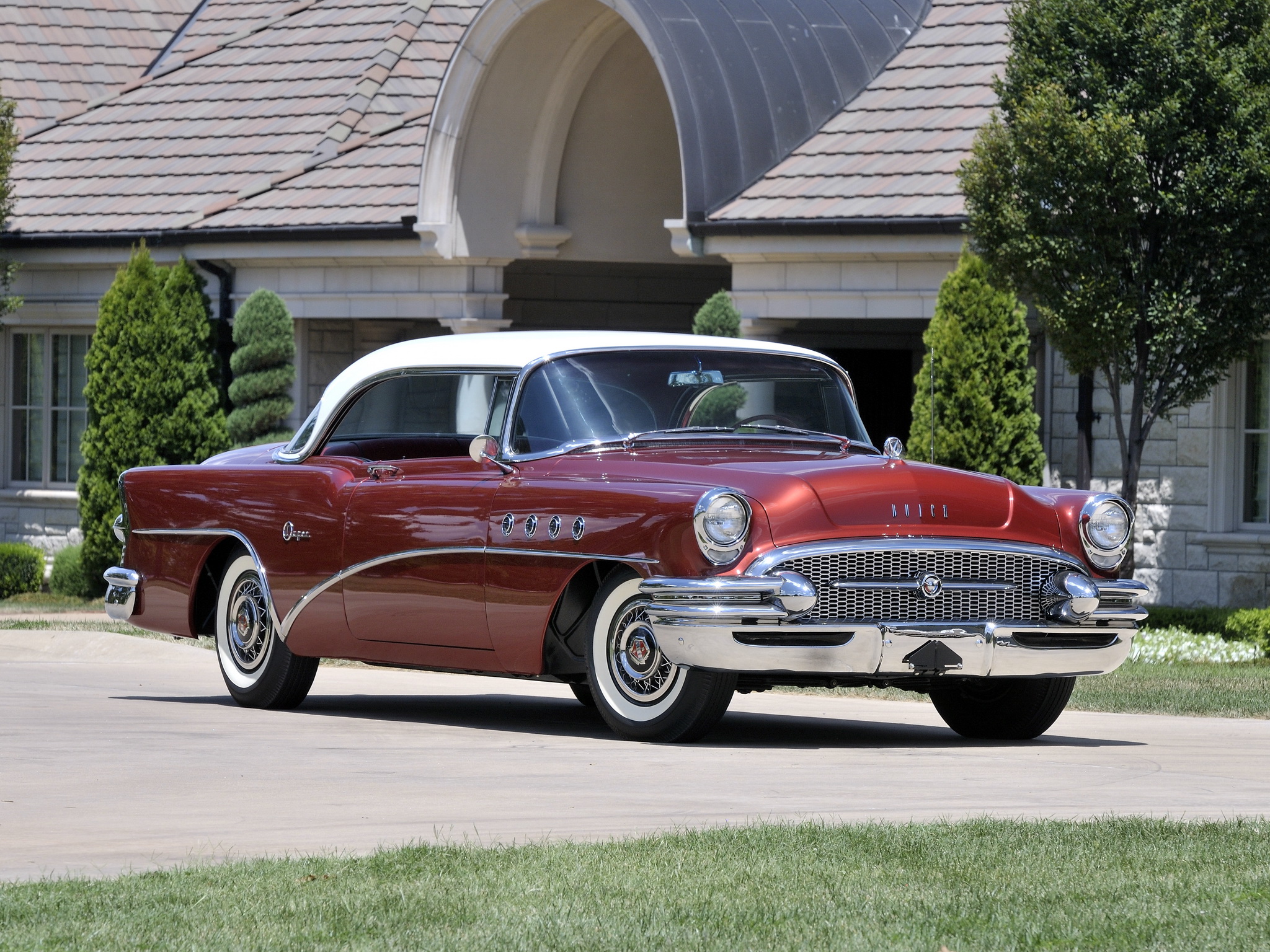 1955, Buick, Super, Riviera, Hardtop, Coupe, 56r, Retro Wallpaper