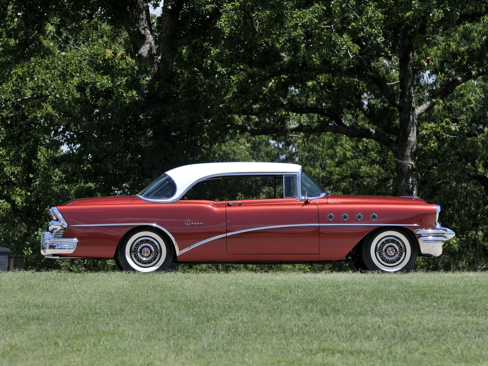 1955, Buick, Super, Riviera, Hardtop, Coupe, 56r, Retro Wallpaper