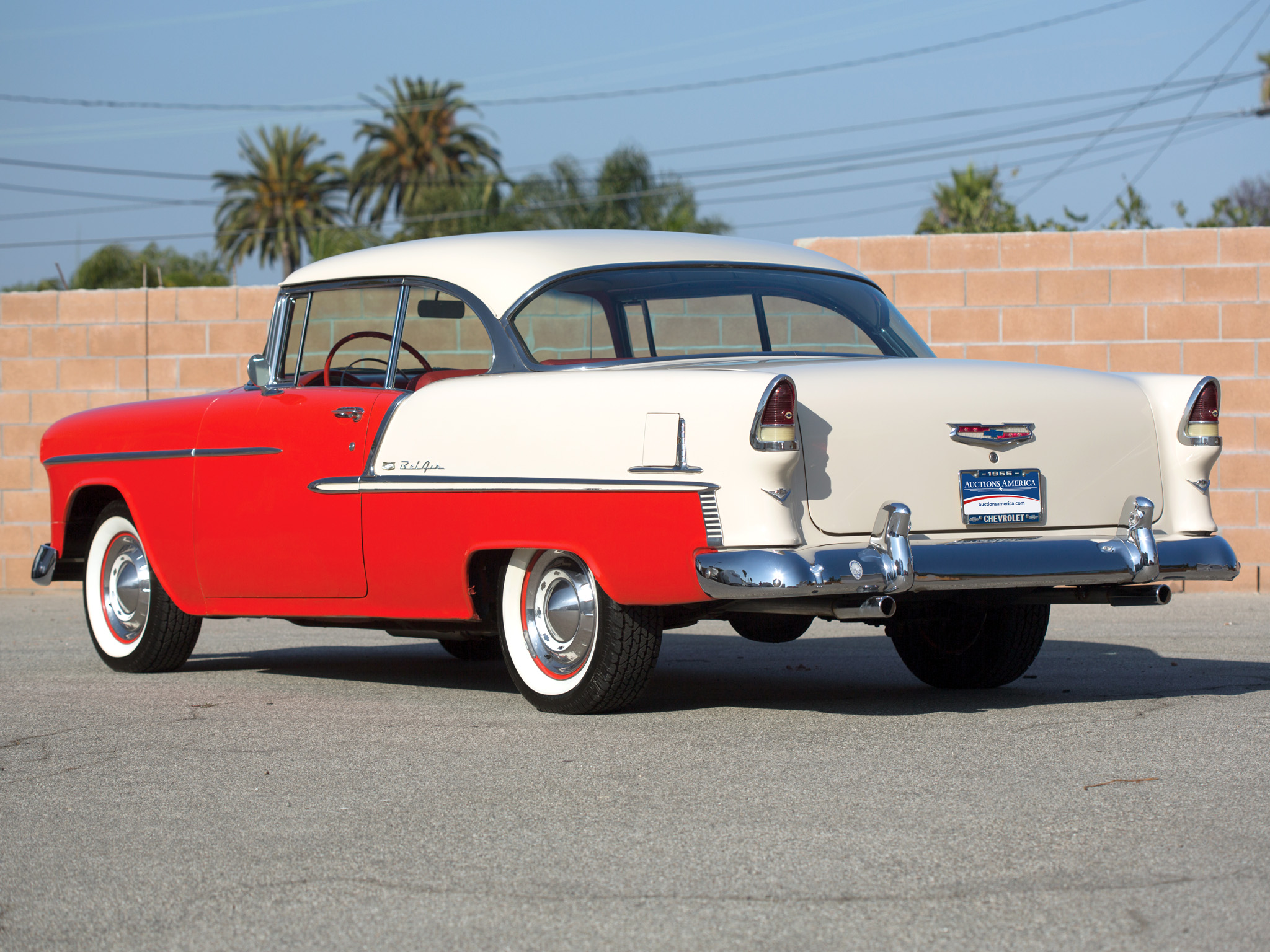 1955, Chevrolet, Bel, Air, Sport, Coupe, 2454 1037d, Retro Wallpaper