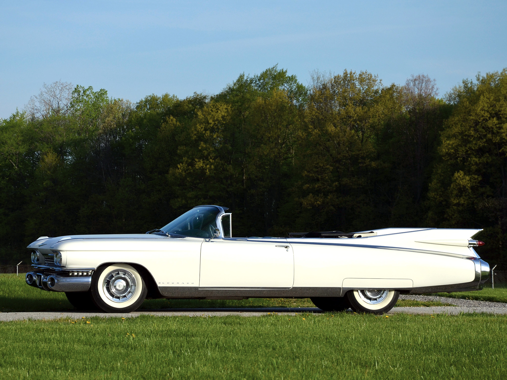 1959, Cadillac, Eldorado, Biarritz, Luxury, Classic, Convertible, Ge Wallpaper