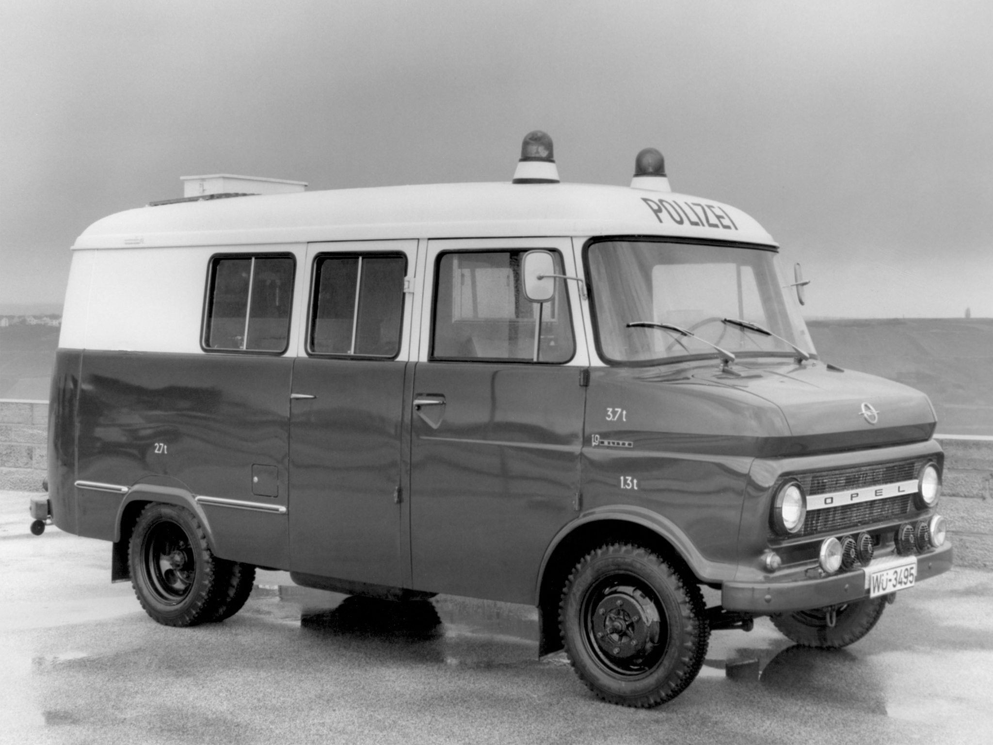 1968, Opel, Blitz, Polizei, Classic, Police, Van, Truck Wallpaper