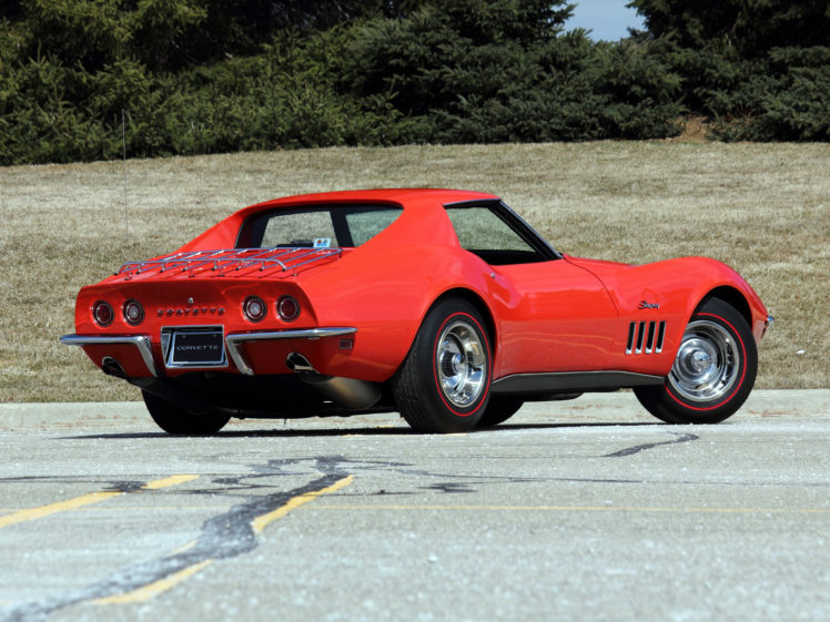 1969, Corvette, Stingray, L36, 427, Coupe, Muscle, Supercar, Supercars, Classic HD Wallpaper Desktop Background