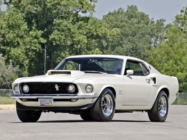 1969, Mustang, Boss, 429, Ford, Muscle, Classic HD Wallpaper Desktop Background