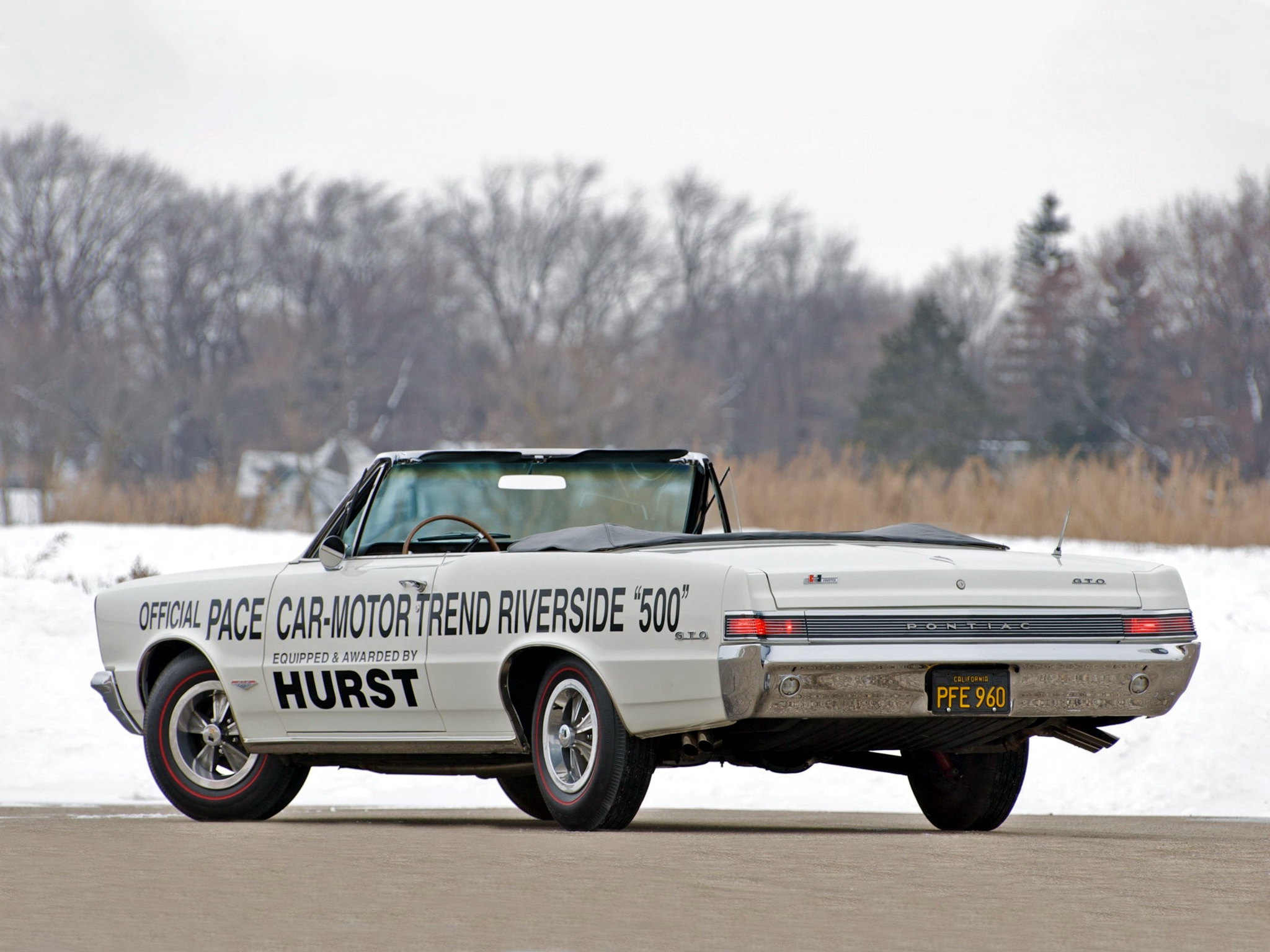 1965, Pontiac, Tempest, Lemans, Gto, Convertible, Pace, Race, Racing, Classic, Muscle Wallpaper