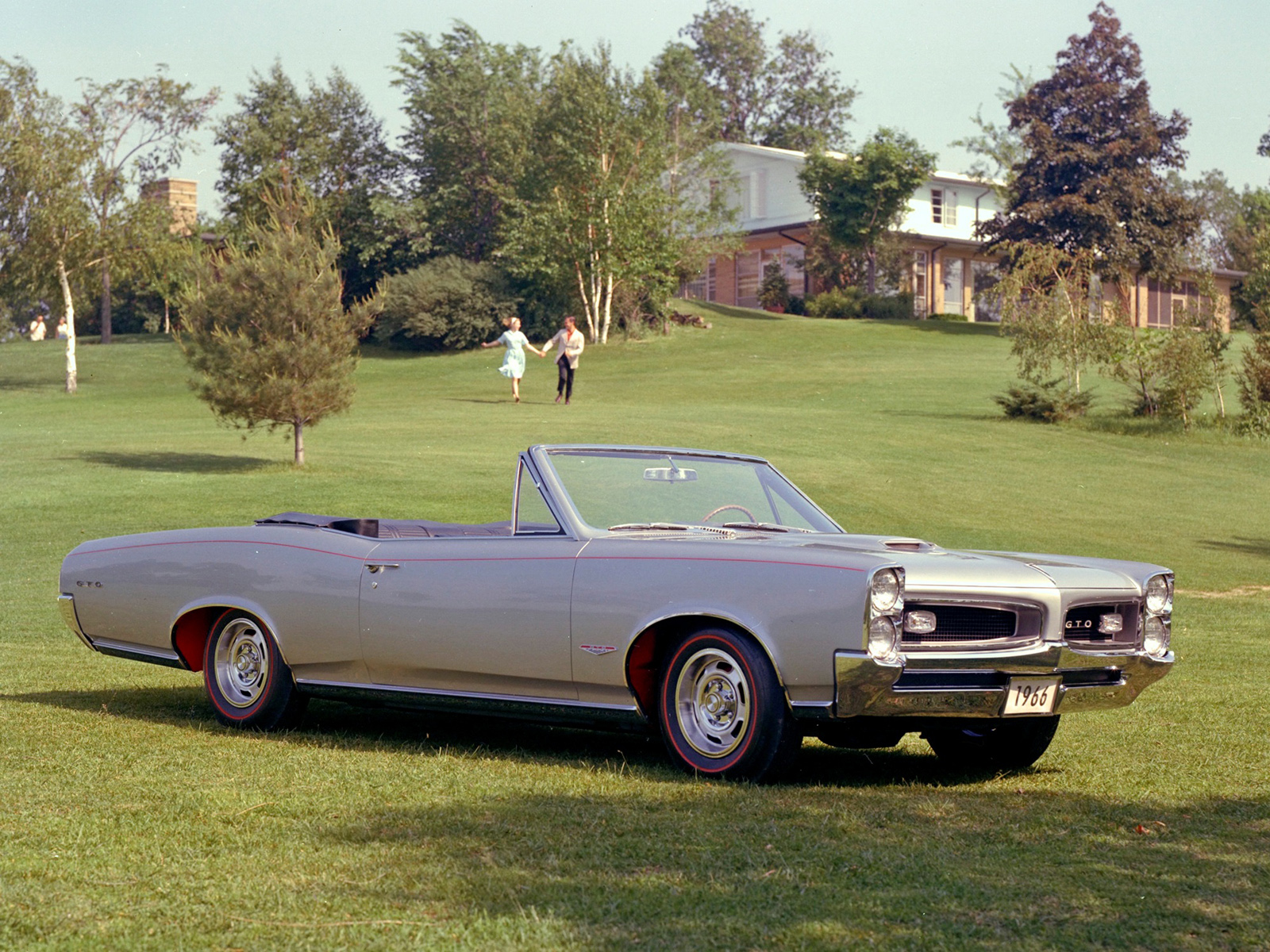 1966, Pontiac, Tempest, Gto, Convertible, Muscle, Classic Wallpaper