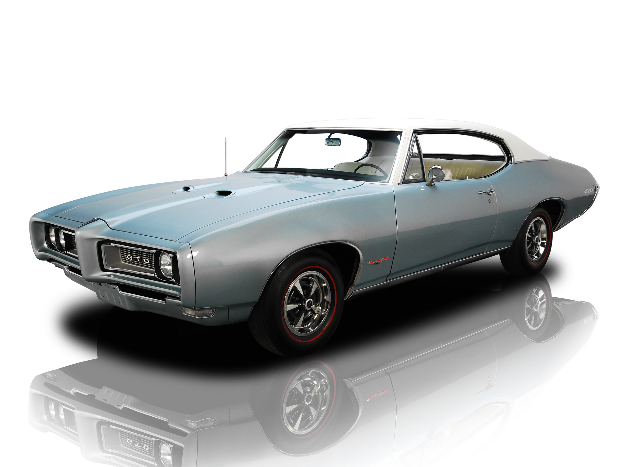 1968, Pontiac, Gto, Hardtop, Coupe, 4237, Muscle, Classic Wallpaper