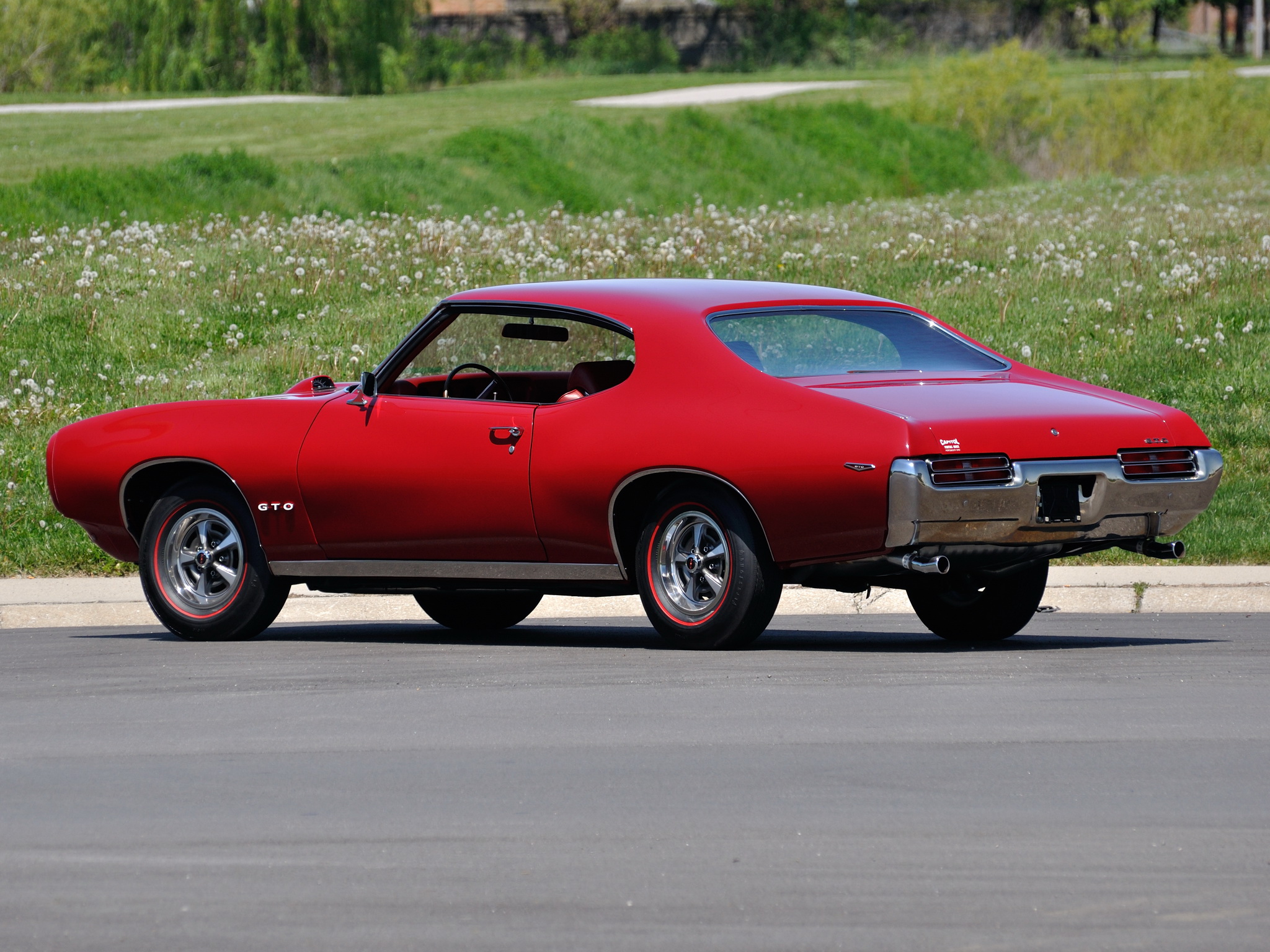 1969, Pontiac, Gto, Hardtop, Coupe, 4237, Muscle, Classic, Hz Wallpaper