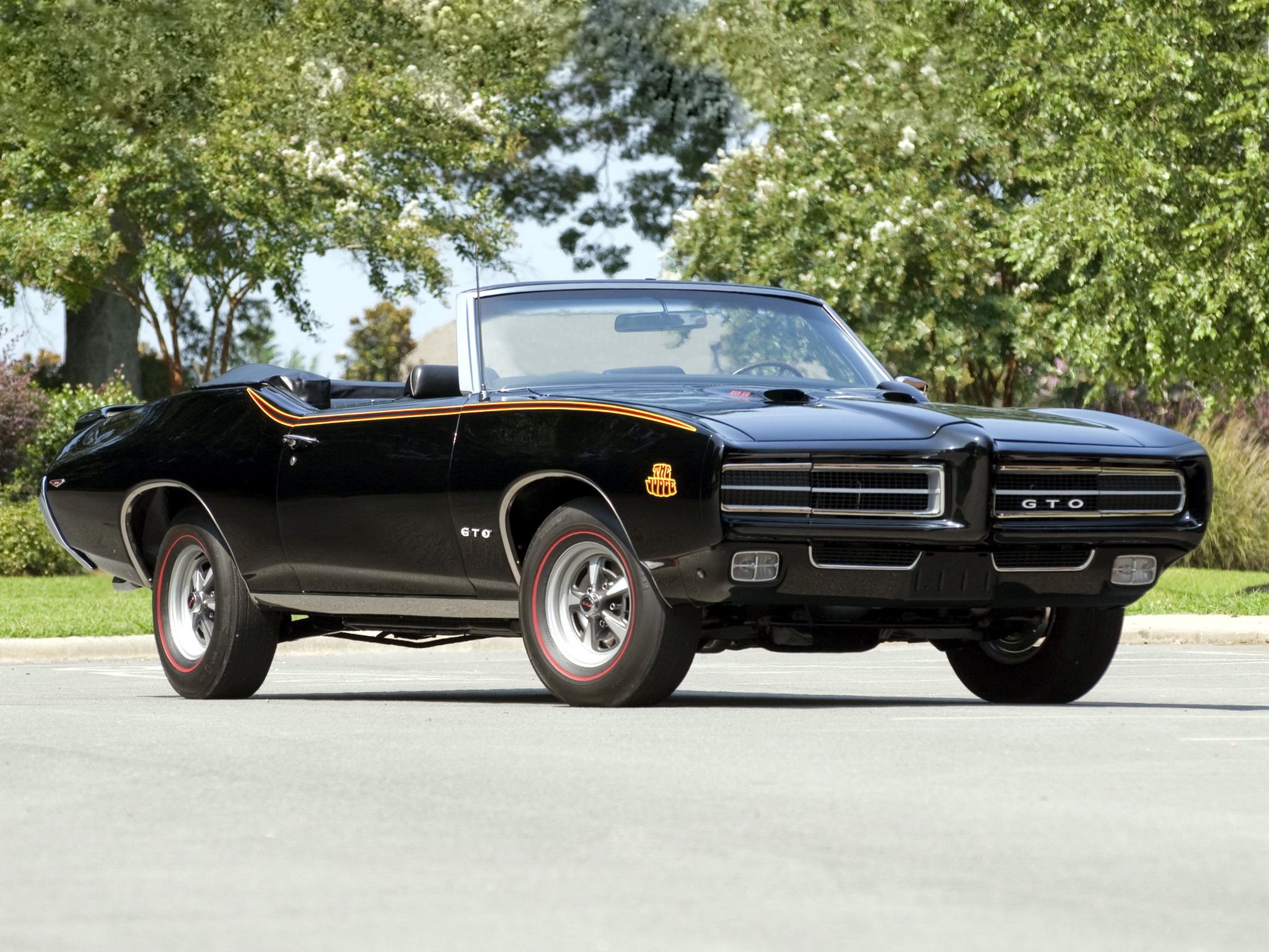 1969, Pontiac, Gto, Ram, Air, Iv, Judge, Convertible, Muscle, Classic Wallpaper