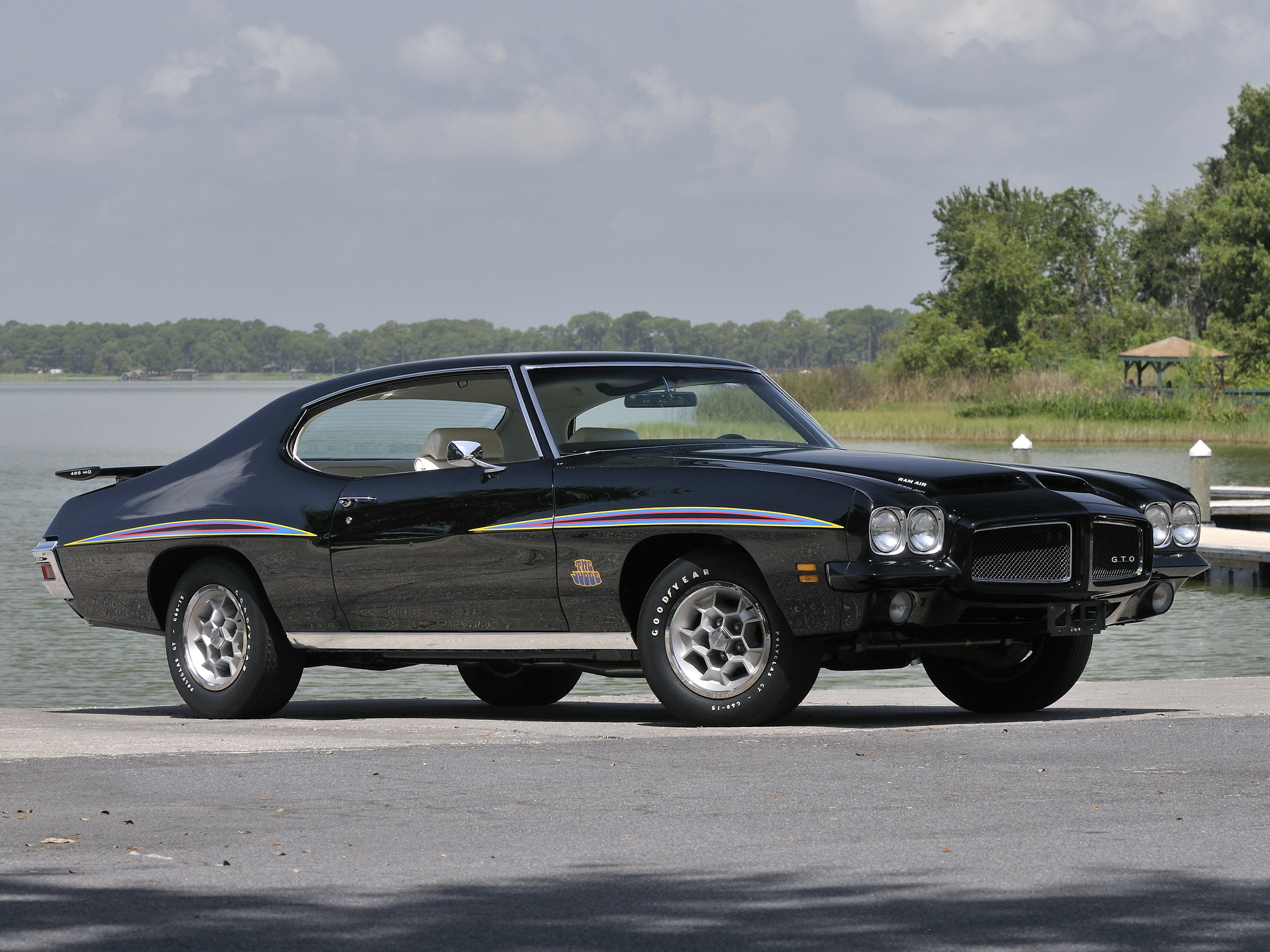 1971, Pontiac, Gto, Judge, Hardtop, Coupe, Muscle, Classic Wallpaper