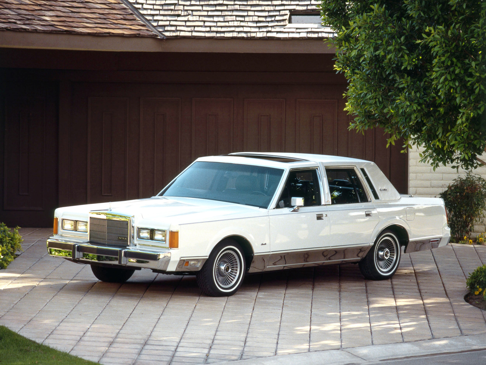 1985, Lincoln, Town, Car, Luxury, Classic Wallpaper