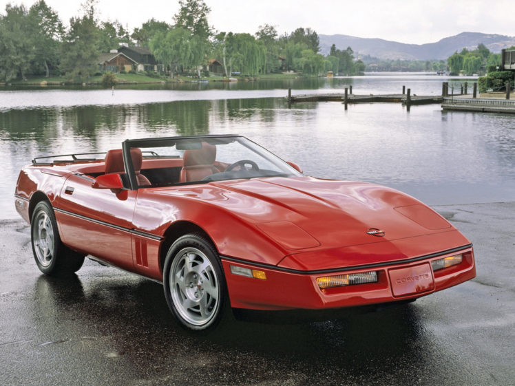 1986, Corvette, Convertible, Supercar, Supercars, Muscle, Classic HD Wallpaper Desktop Background