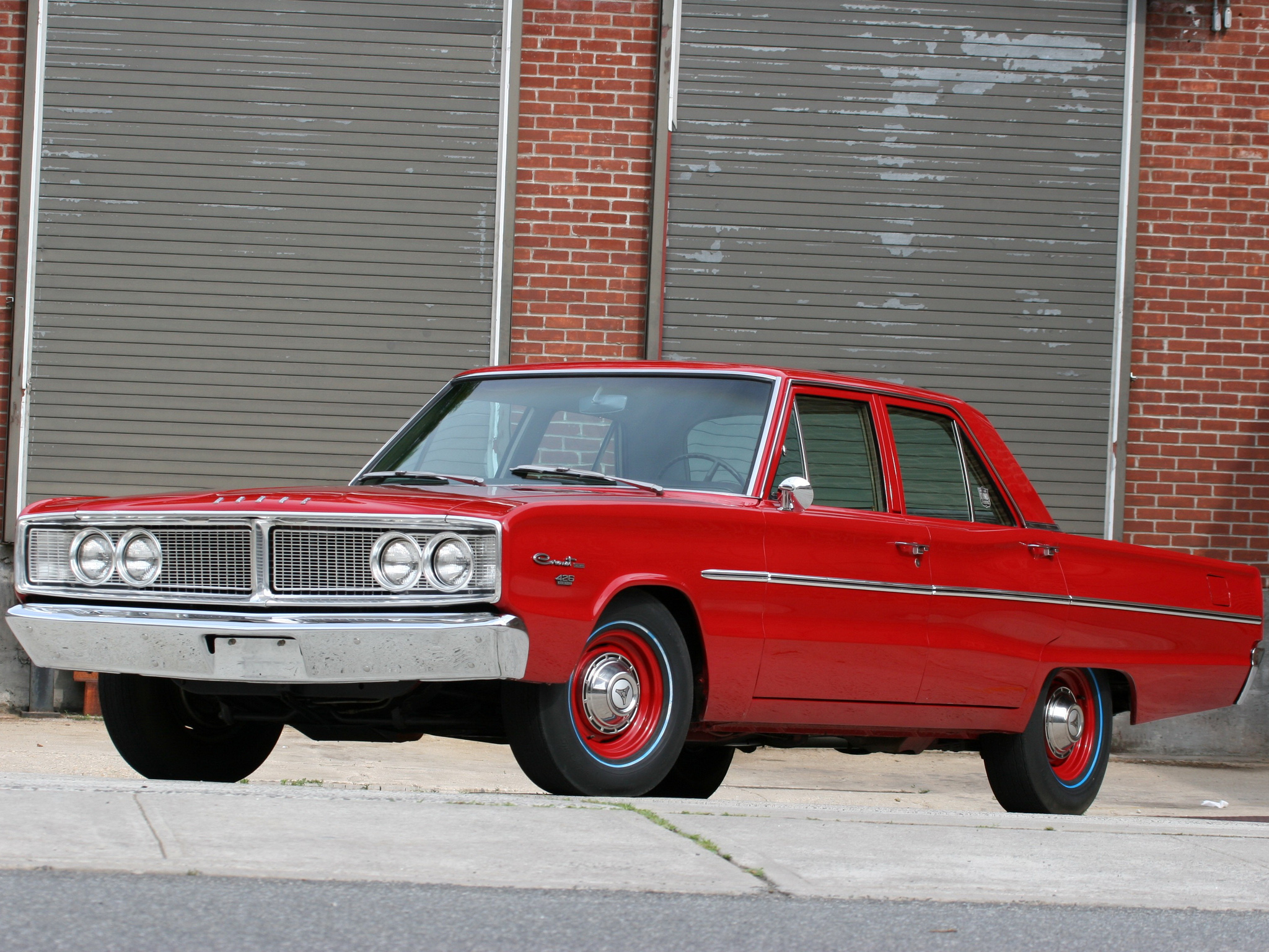 1966, Dodge, Coronet, Deluxe, 426, Hemi, 4 door, Sedan, Muscle, Classic Wallpaper
