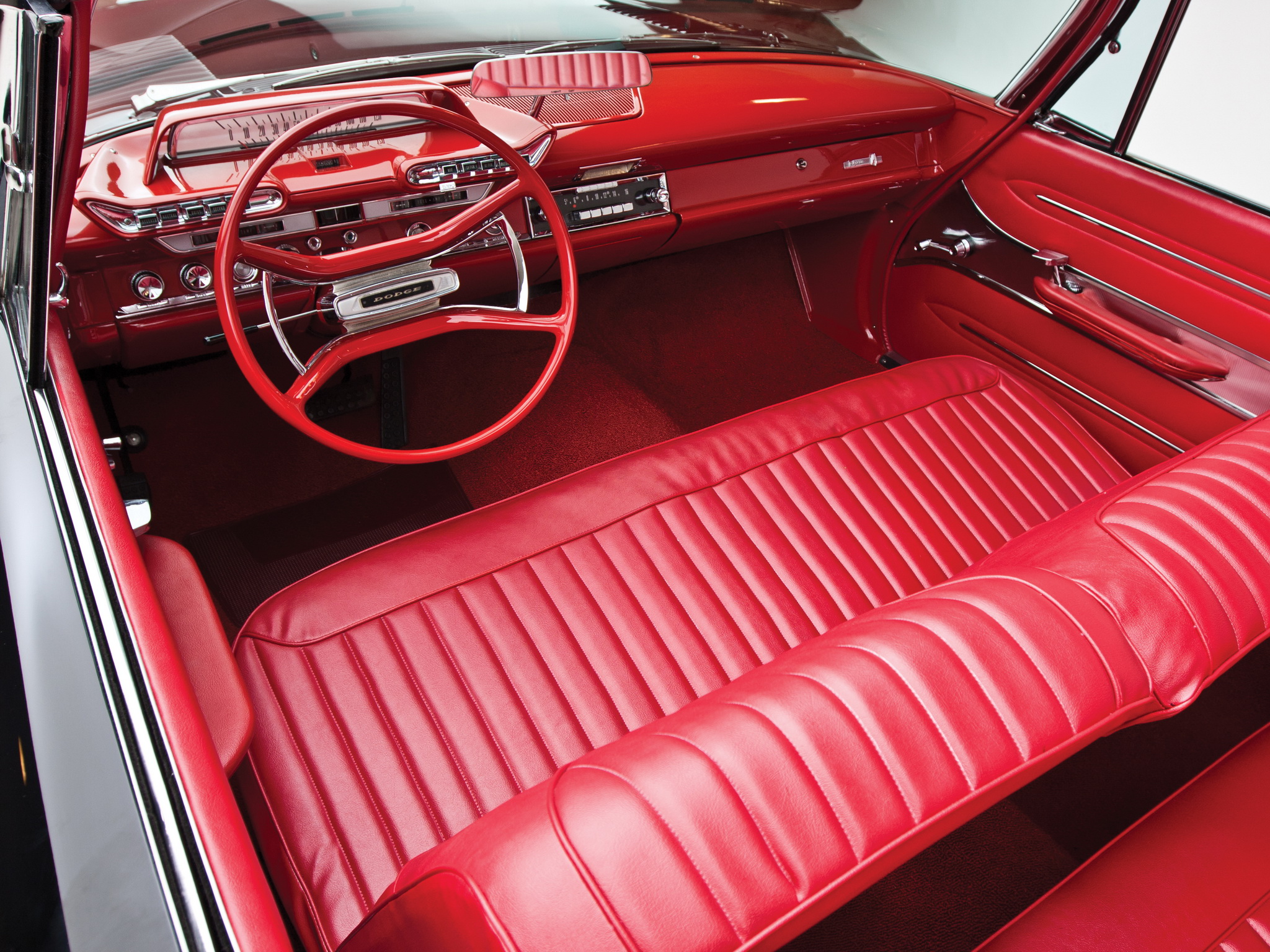 1961, Dodge, Dart, Phoenix, D 500, Convertible, Classic, Interior Wallpaper