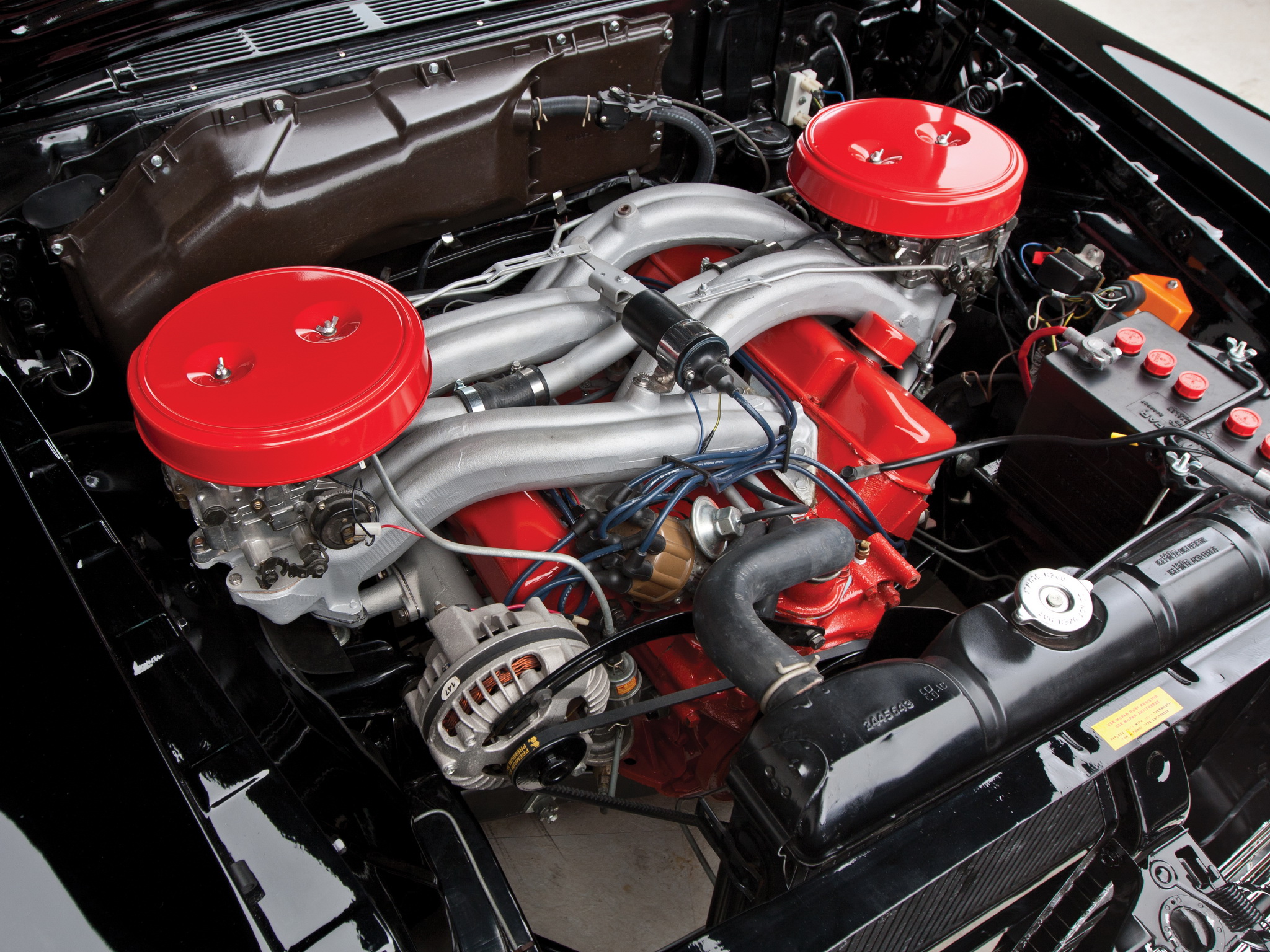 1961, Dodge, Dart, Phoenix, D 500, Convertible, Classic, Engine