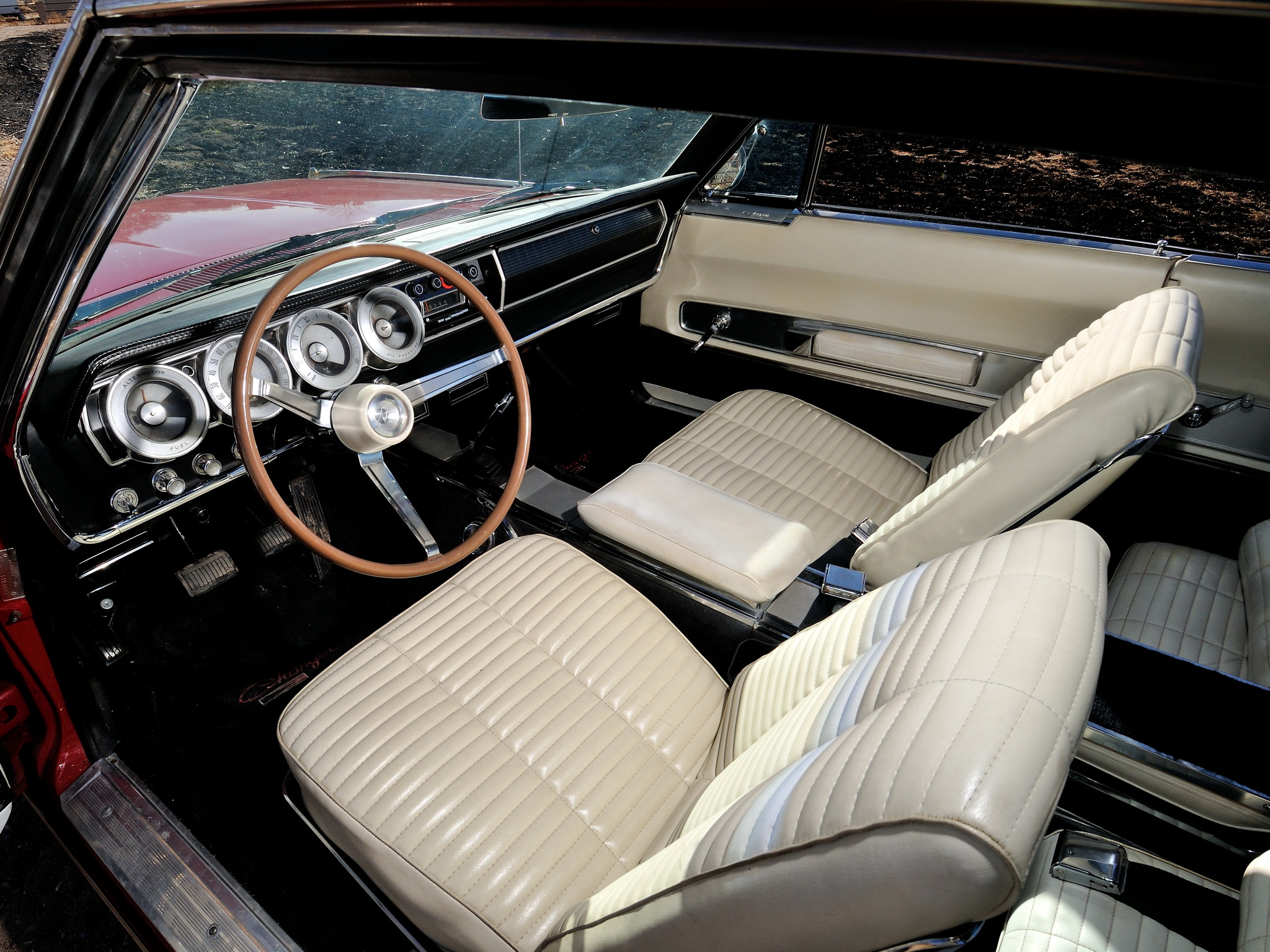 1966, Dodge, Charger, 383, Muscle, Classic, Interior Wallpaper