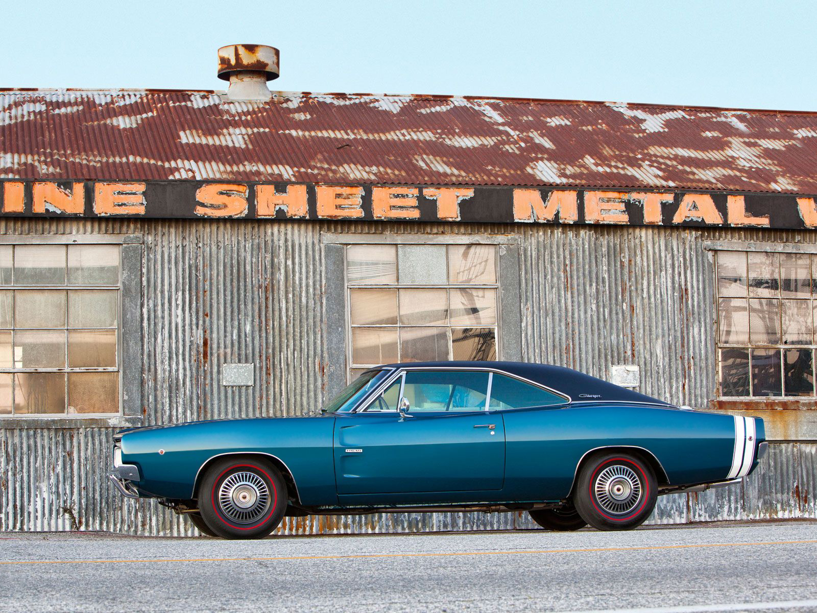 1968, Dodge, Charger, R t, 426, Hemi, Muscle, Classic Wallpaper