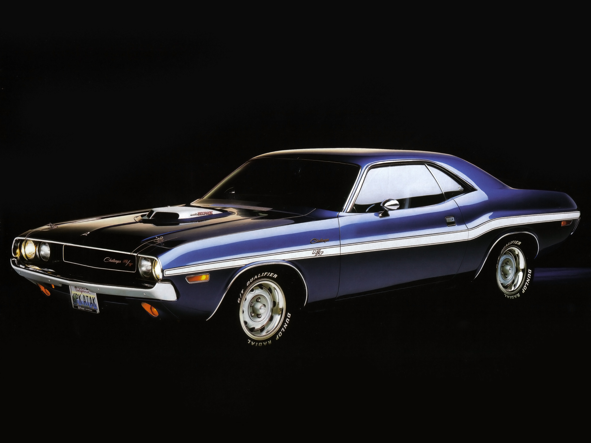 1970, Dodge, Challenger, R t, 440, Six, Pack, Muscle, Classic Wallpaper