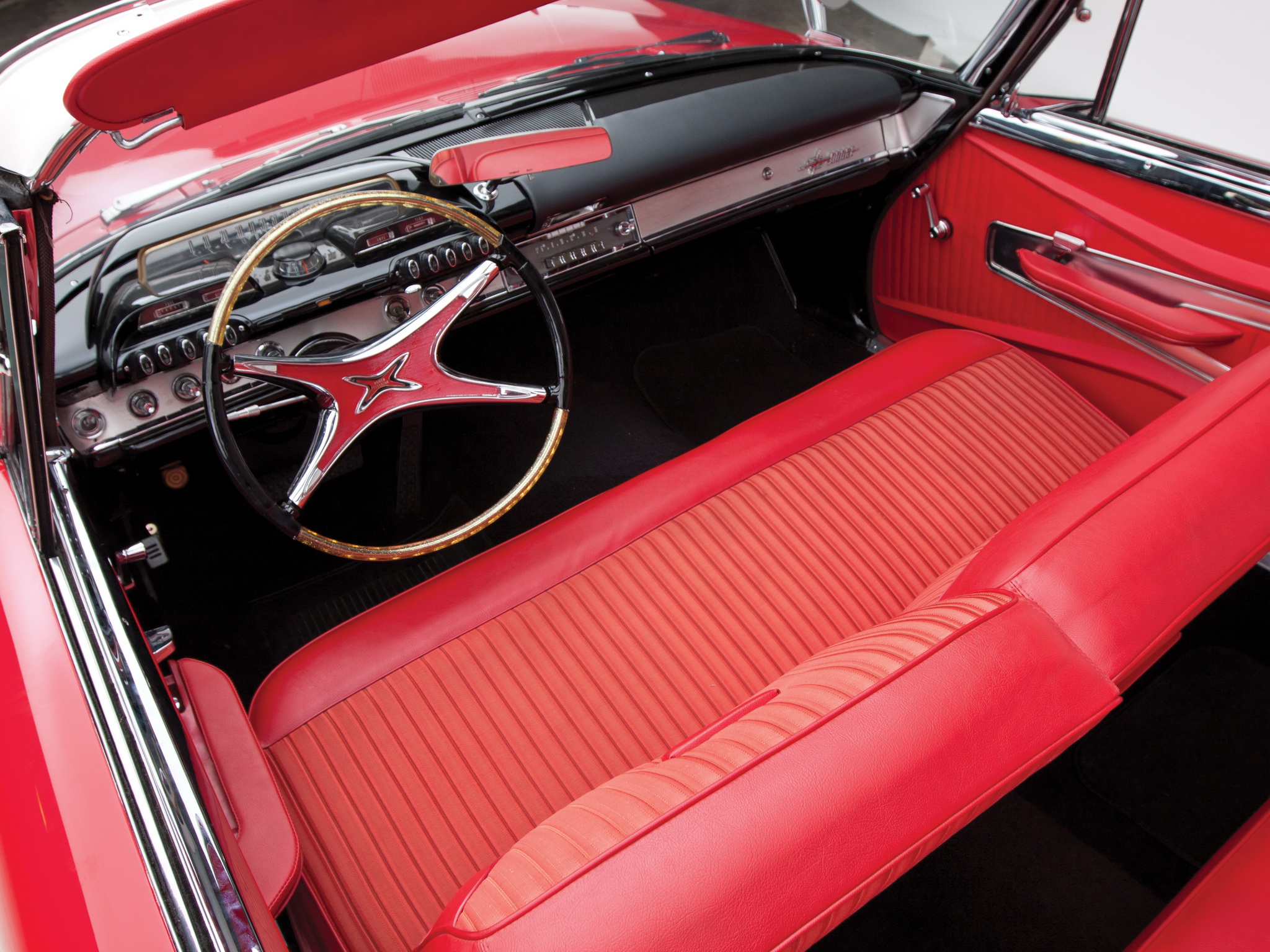 1960, Dodge, Polara, D 500, Convertible, Muscle, Classic, Interior Wallpaper