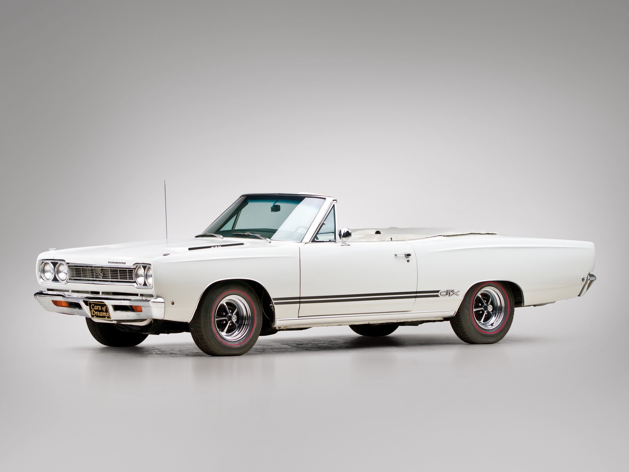 1968, Plymouth, Gtx, 440, Convertible, Rs27, Muscle, Classic Wallpaper