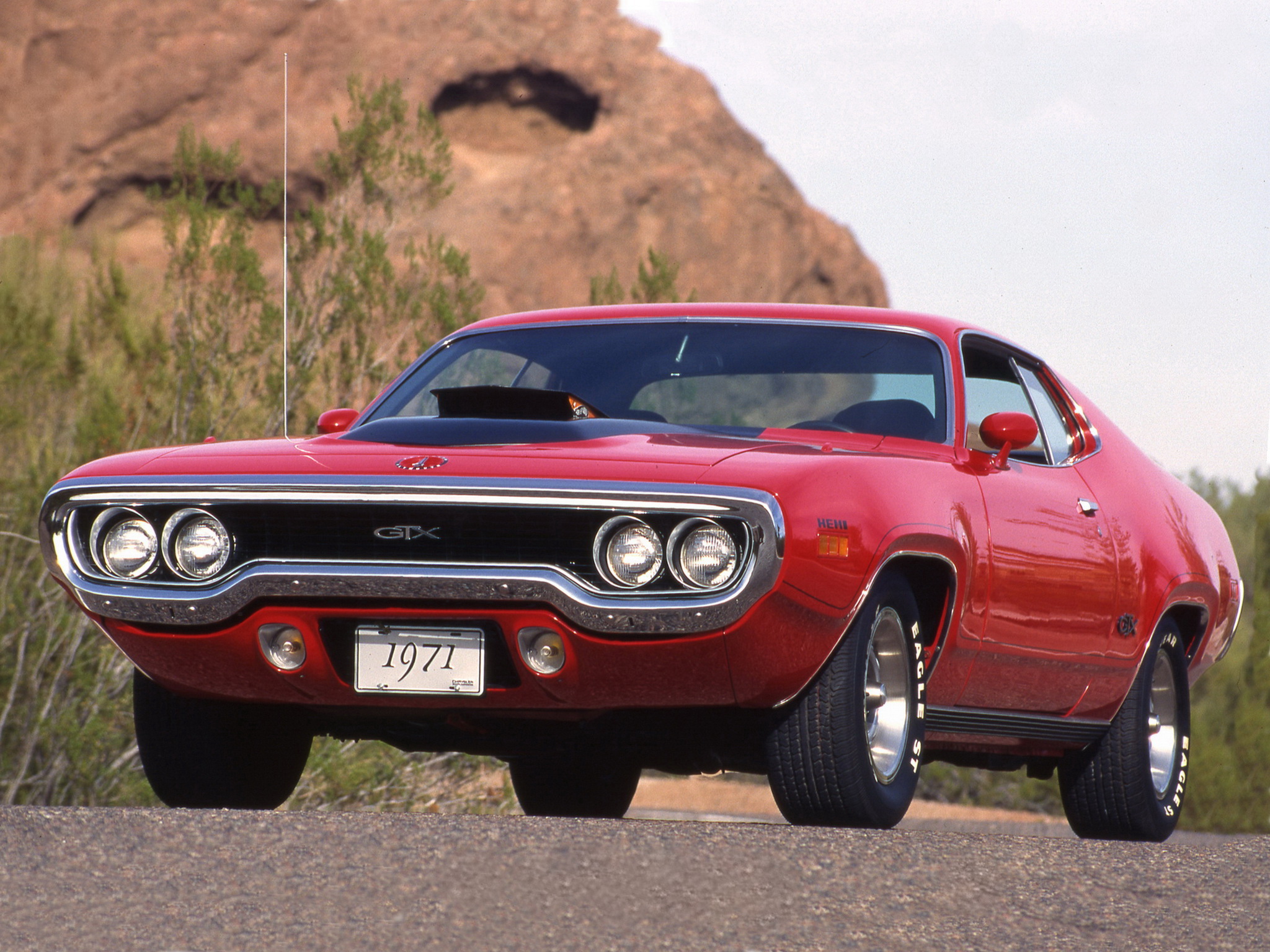 1971, Plymouth, Gtx, Muscle, Classic Wallpaper