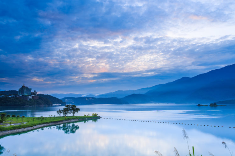 morning, Lake, River, Reflection, Sunrise HD Wallpaper Desktop Background