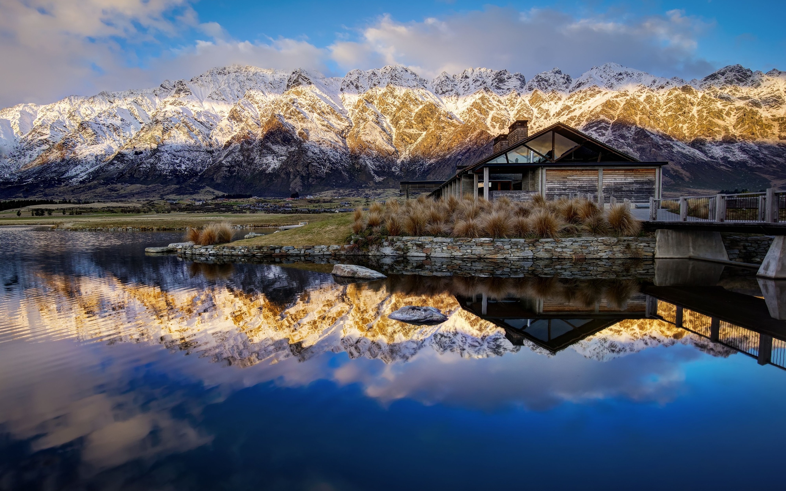 lake, Wakatipu, The, Mountains, Reflection, Lake Wallpaper