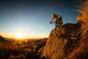 mountain, Bike, Cyclist, Man