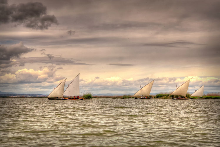 valencia, River, Sailing, Landscape HD Wallpaper Desktop Background
