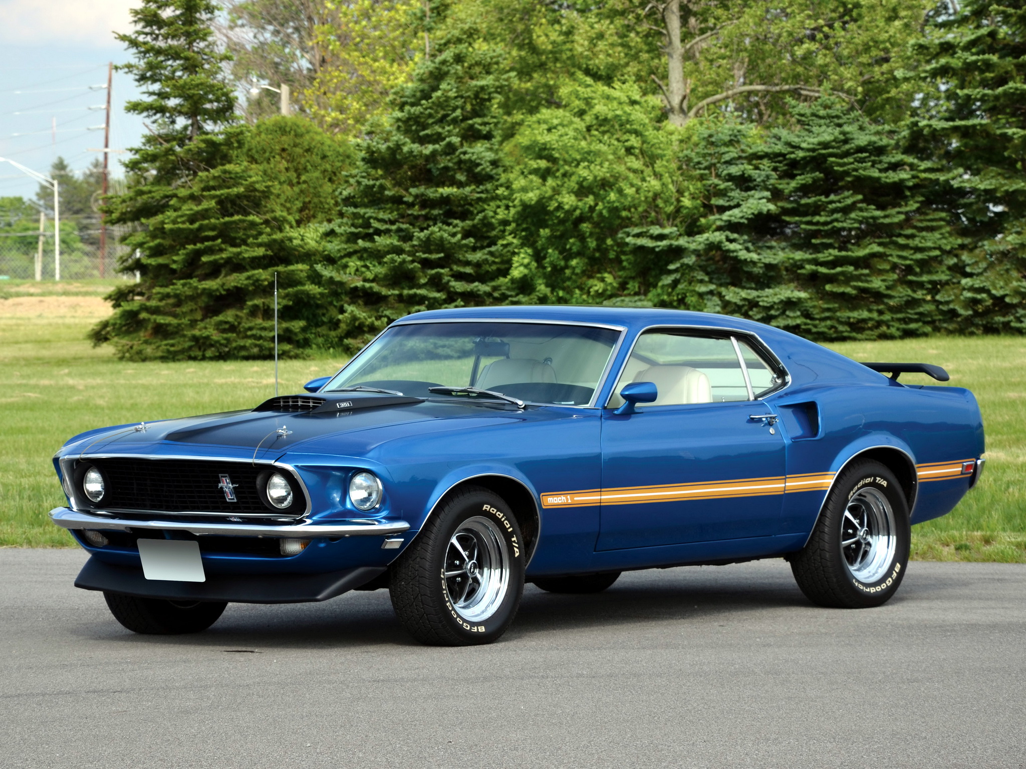 1969, Ford, Mustang, Mach, 1, Muscle, Classic Wallpapers HD / Desktop ...