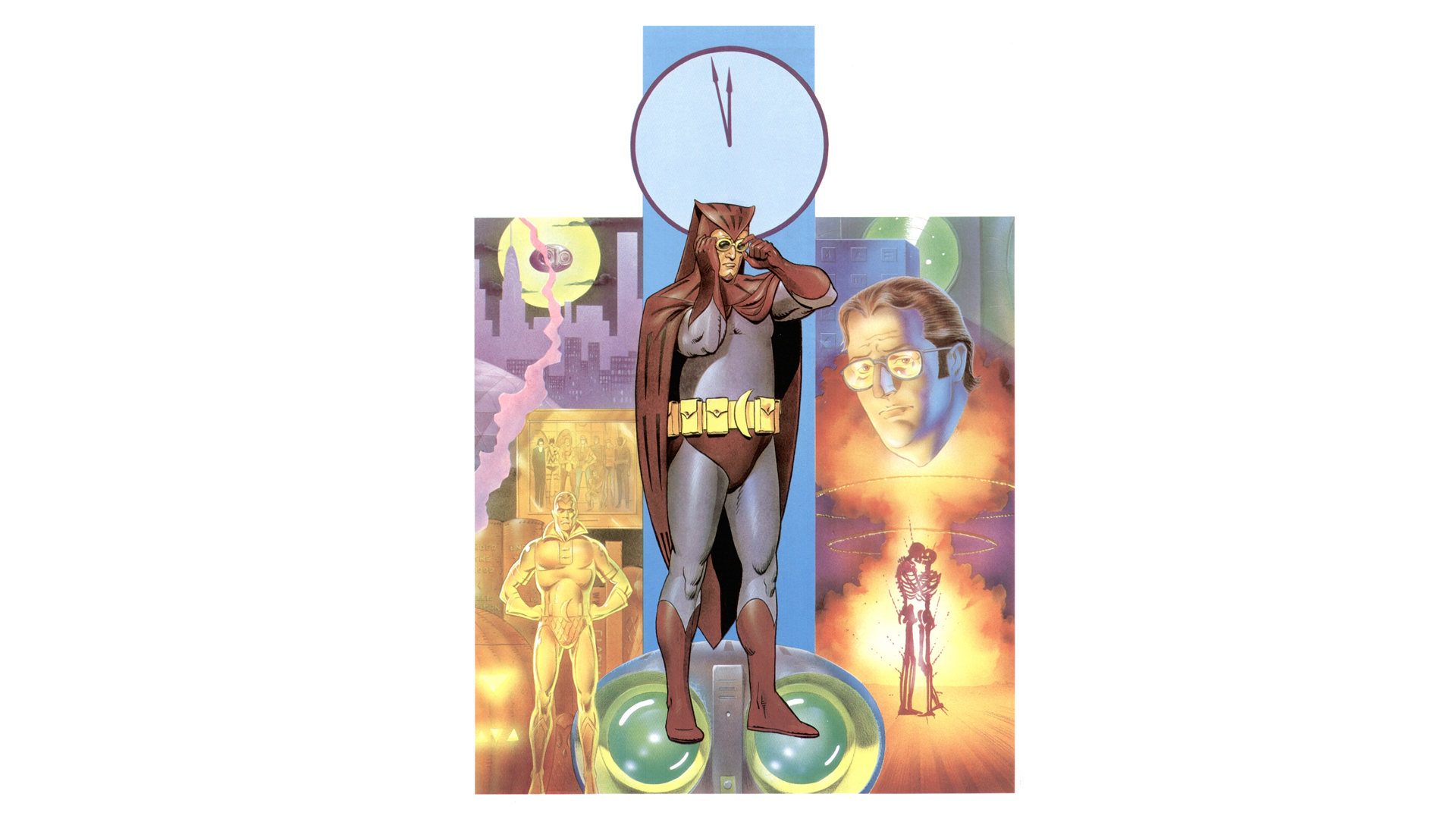 watchmen, White, Night, Owl Wallpaper