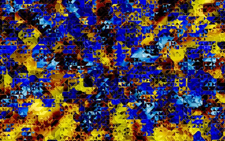 abstraction, Pattern, Color, Blue, Mind, Teaser, Psychedelic HD Wallpaper Desktop Background