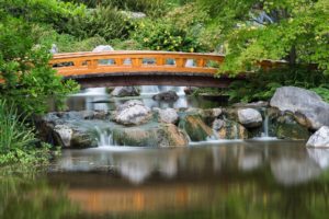 japanese, Garden, Asian, Garden, Lake, Reflection, River, Pool, Mood, Bridge