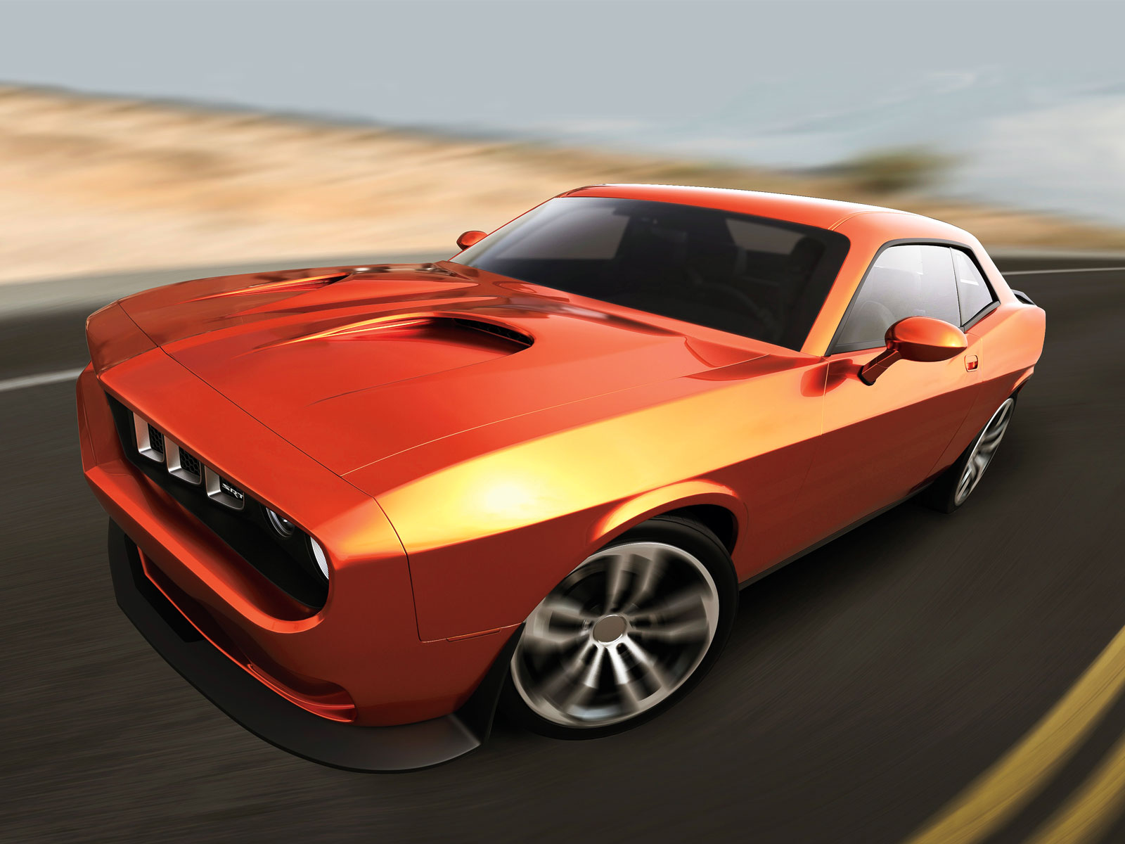 2015, Plymouth, Srt, Cuda, Concept, Muscle Wallpaper