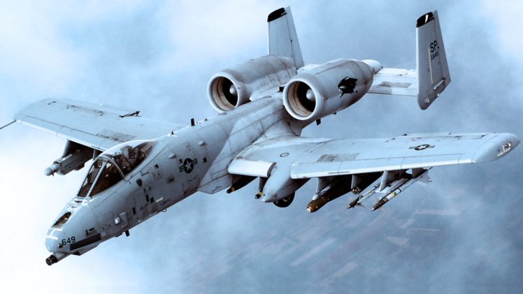 bomber, Thunderbolt, Plains, Flight, Plain, Canoes, Skies, A10, Military HD Wallpaper Desktop Background
