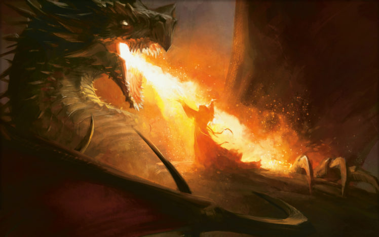 magic, The, Gathering, Drawing, Dragon, Seething, Song, Fire HD Wallpaper Desktop Background
