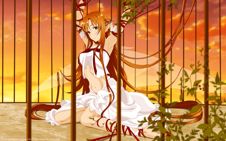 sword, Art, Online, Yuuki, Asuna HD Wallpaper Desktop Background