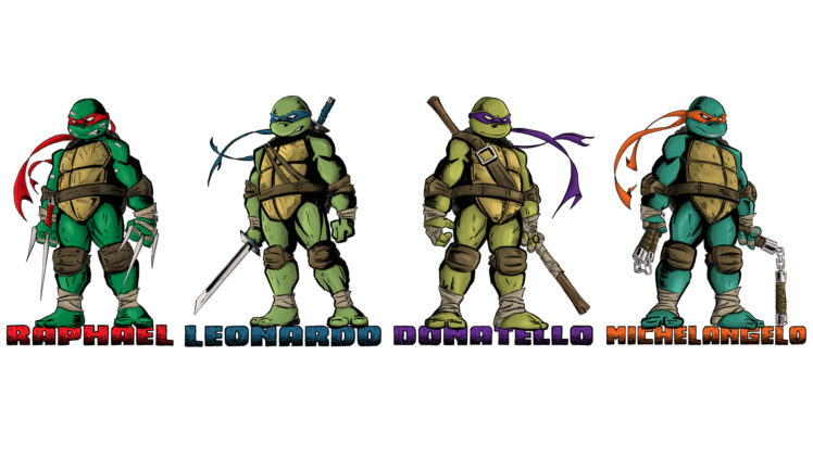 teenage, Mutant, Ninja, Turtles, White HD Wallpaper Desktop Background