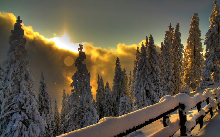 landscapes, Nature, Winter, Snow HD Wallpaper Desktop Background