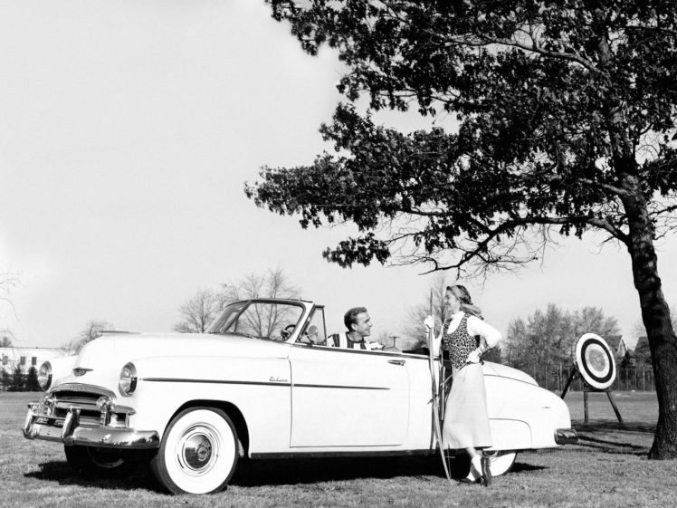 1950, Chevrolet, Deluxe, Styleline, Convertible, Retro HD Wallpaper Desktop Background