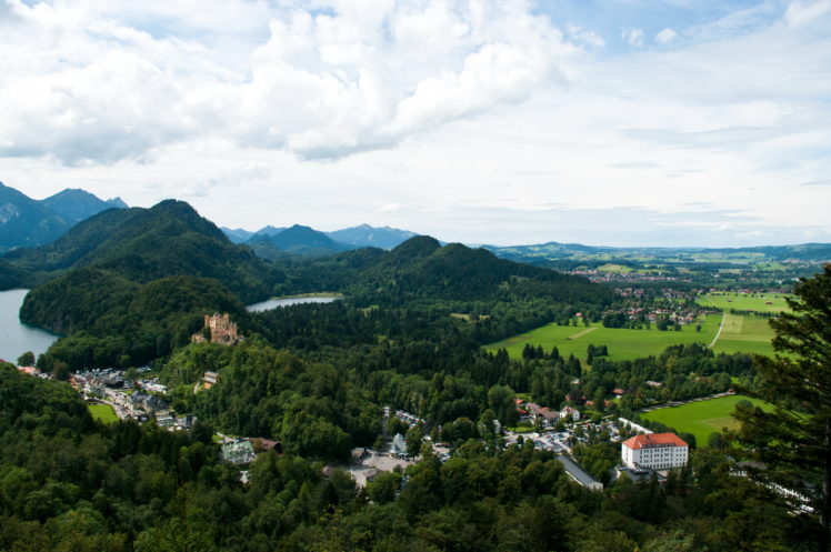 germany, Scenery, Mountains, Fussen, Bavaria, Cities HD Wallpaper Desktop Background