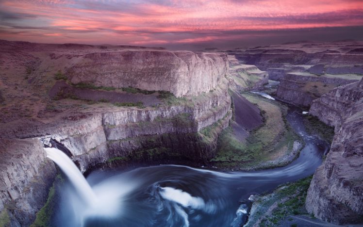 mountains, Landscapes, Nature, Waterfalls, Washington HD Wallpaper Desktop Background