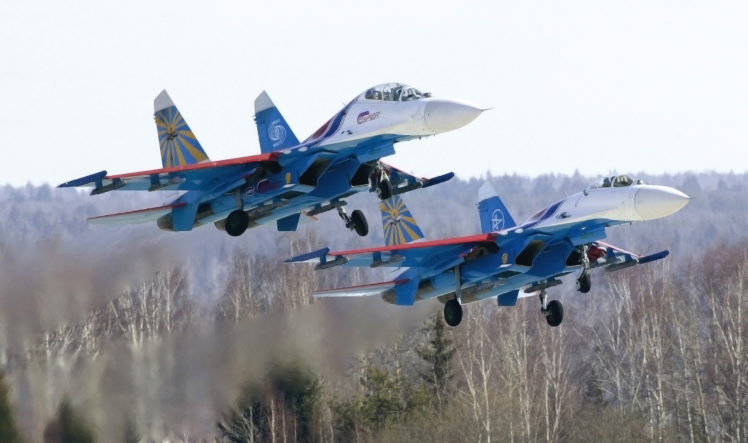 aerobatic, Team, Russian, Knights, Fighter, Jet, Jets, Military HD Wallpaper Desktop Background