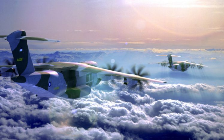 aircraft, Flight, Clouds, Plane, Military HD Wallpaper Desktop Background
