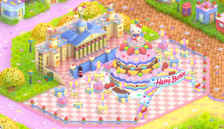 hello, Kitty, Birthday HD Wallpaper Desktop Background