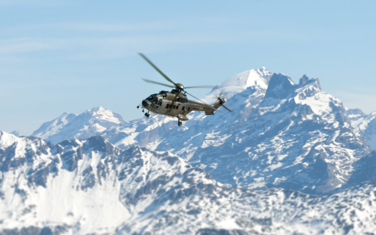 mountains, Sky, Helicopter, Military HD Wallpaper Desktop Background