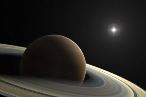 planet, Saturn, The, Rings, Star, Stars