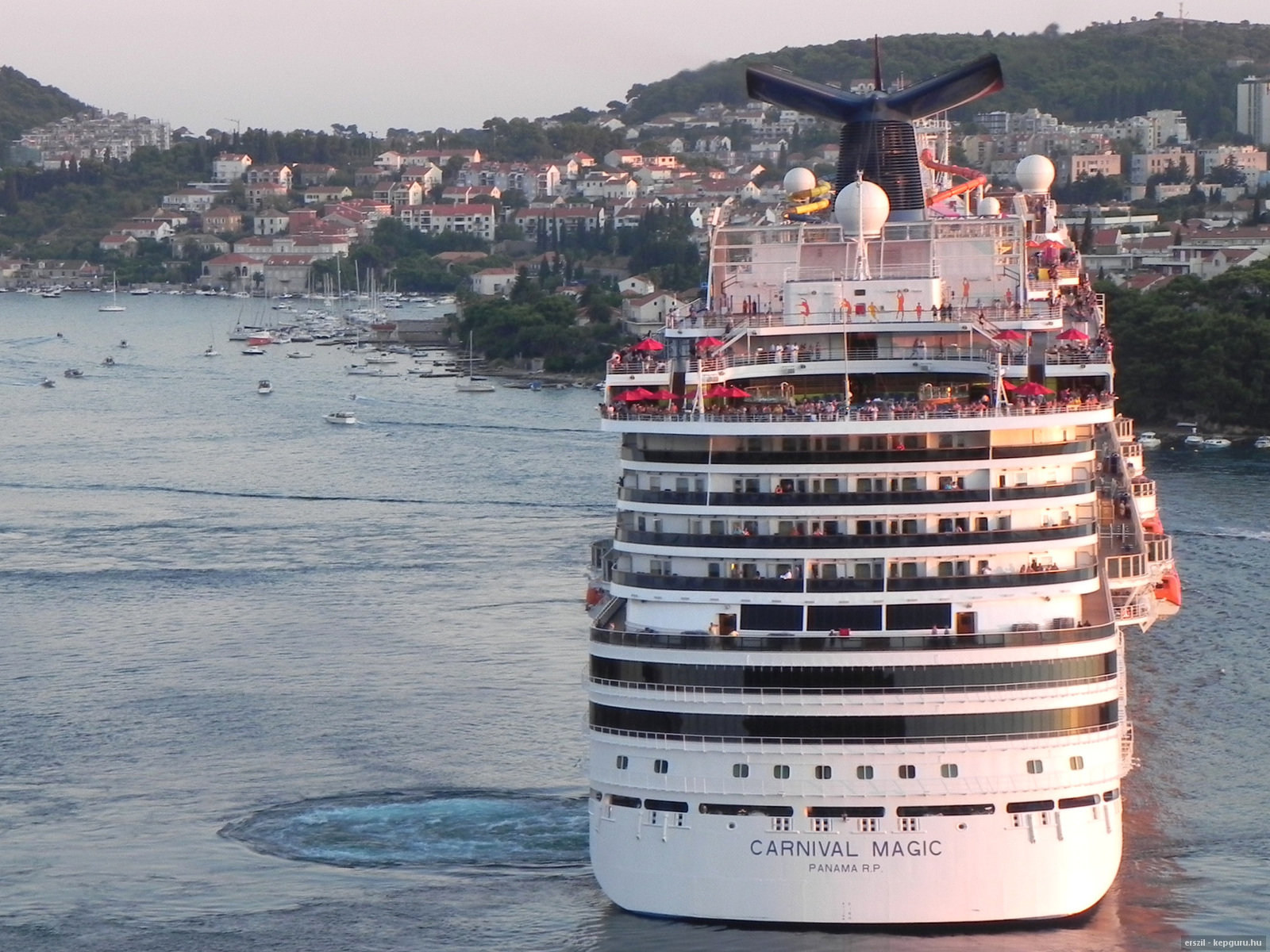 ship, Croatia, Summer, Sea Wallpaper
