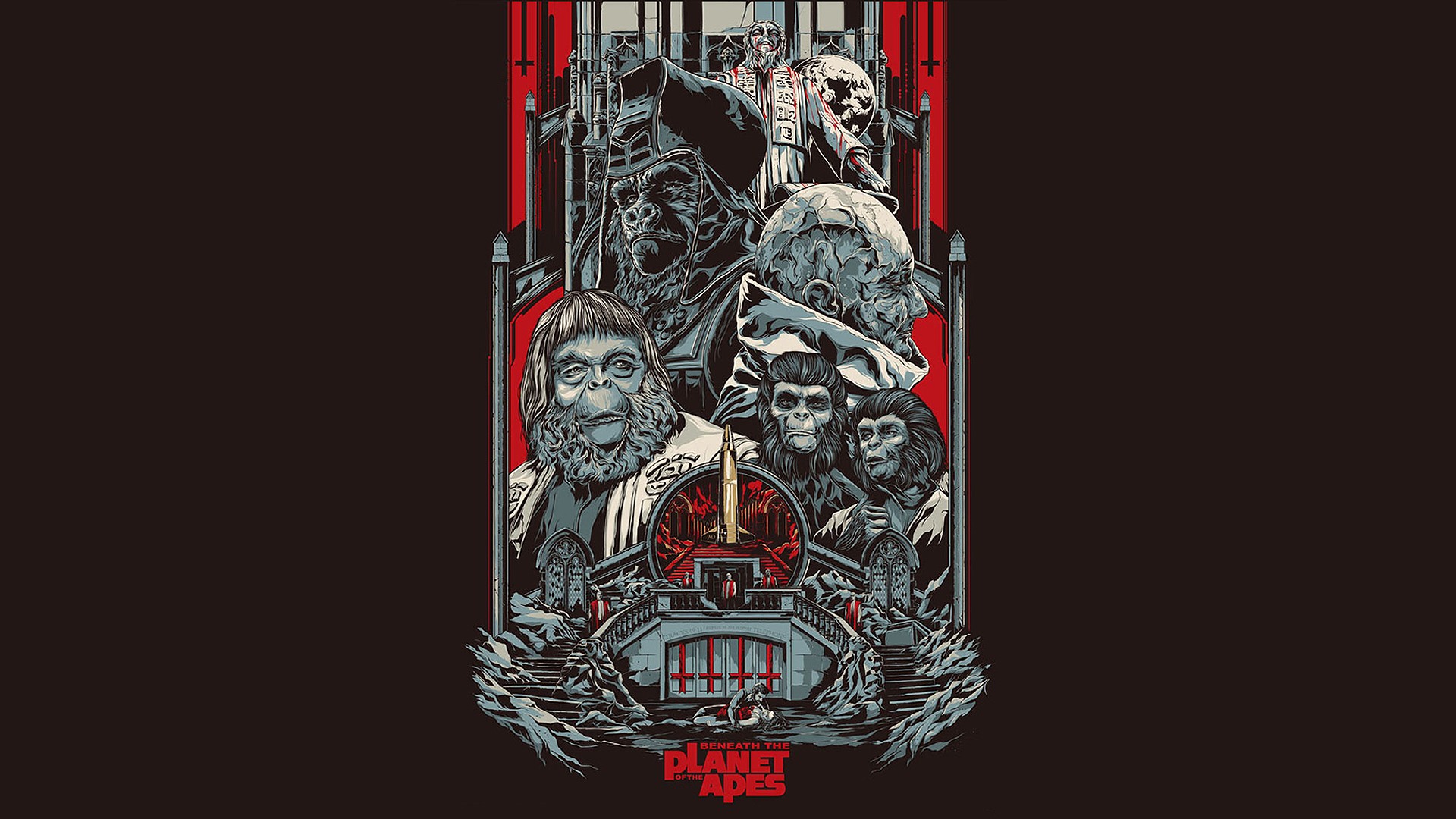 planet, Of, The, Apes, Gorillas Wallpaper