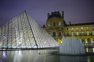 the, Louvre, Louvremore, Tagsmore, Tagsparis, Pyramid, Buildings, Fountain